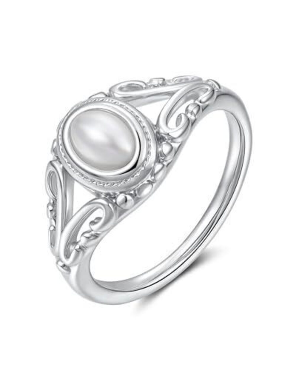 7829 Gold Signet Rings Non Tarnish Gold Rings, Waterproof Gemstones